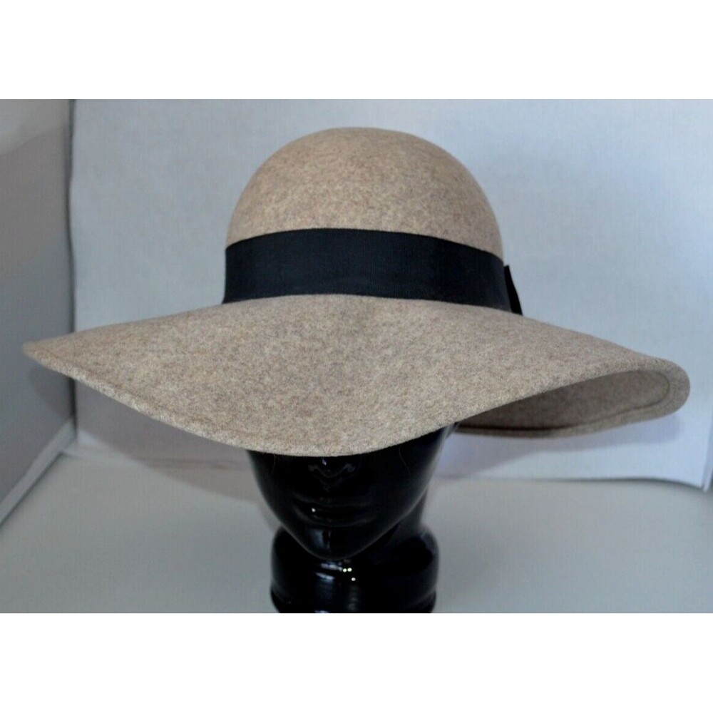 The Original Lite Felt Tan Brown Packable Hat Sz M Water Repellent Made In USA